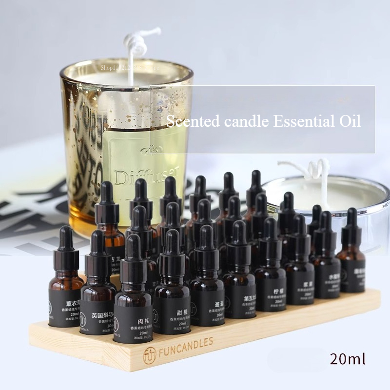 Candle Making Scents - 20ml ธรรมชาติพืชเทียนหอมน้ํามันหอมระเหย DIY Handmade ยิปซั่ม WAX