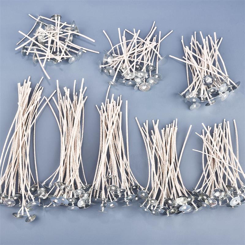Candle Making Wicks - 30Pcs เทียนต่ำควัน Pre-Waxed Diy ทำเทียน Pre-Waxed