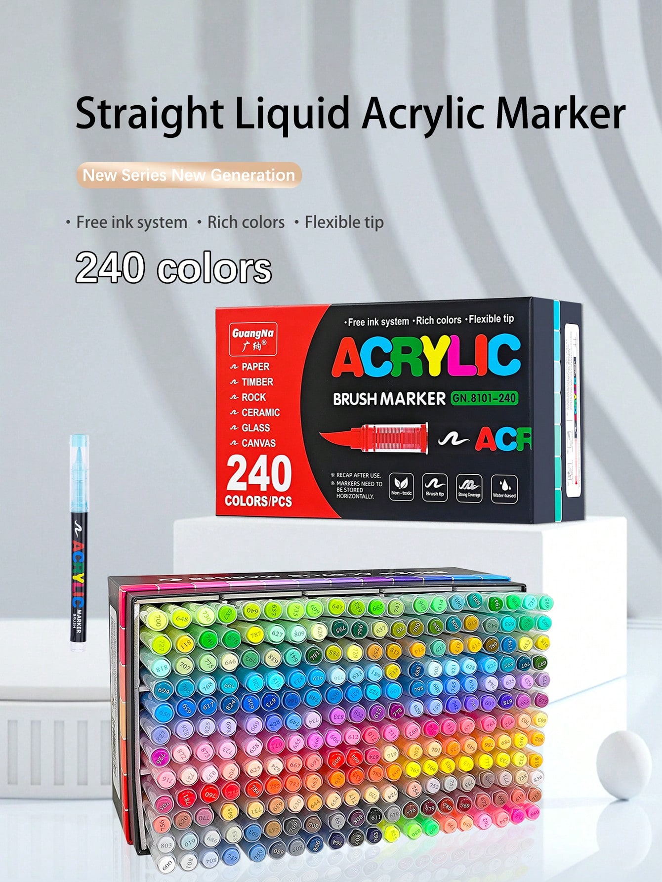 Copic Marker Classic - 12-120 สีสีอะคริลิคปากกาเครื่องหมายแปรงเคล็ดลับเครื่องหมายสีสําหรับ Rock ภาพวาดไม้ผ้าใบหิน, คริสต์มาสของขวัญ DIY