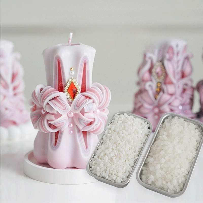 Candle Making Scents - วัตถุดิบเทียนหอมแกะสลัก 1 กก. ขี้ผึ้งแท้ 58 องศา