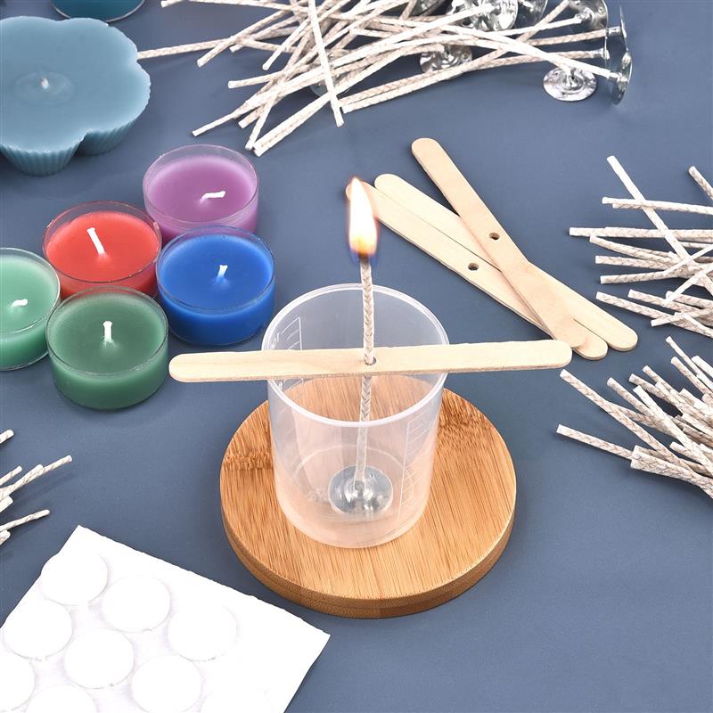 30Pcs เทียนต่ำควัน Pre-Waxed D - Candle Making Wicks บทวิจารณ์และราคา