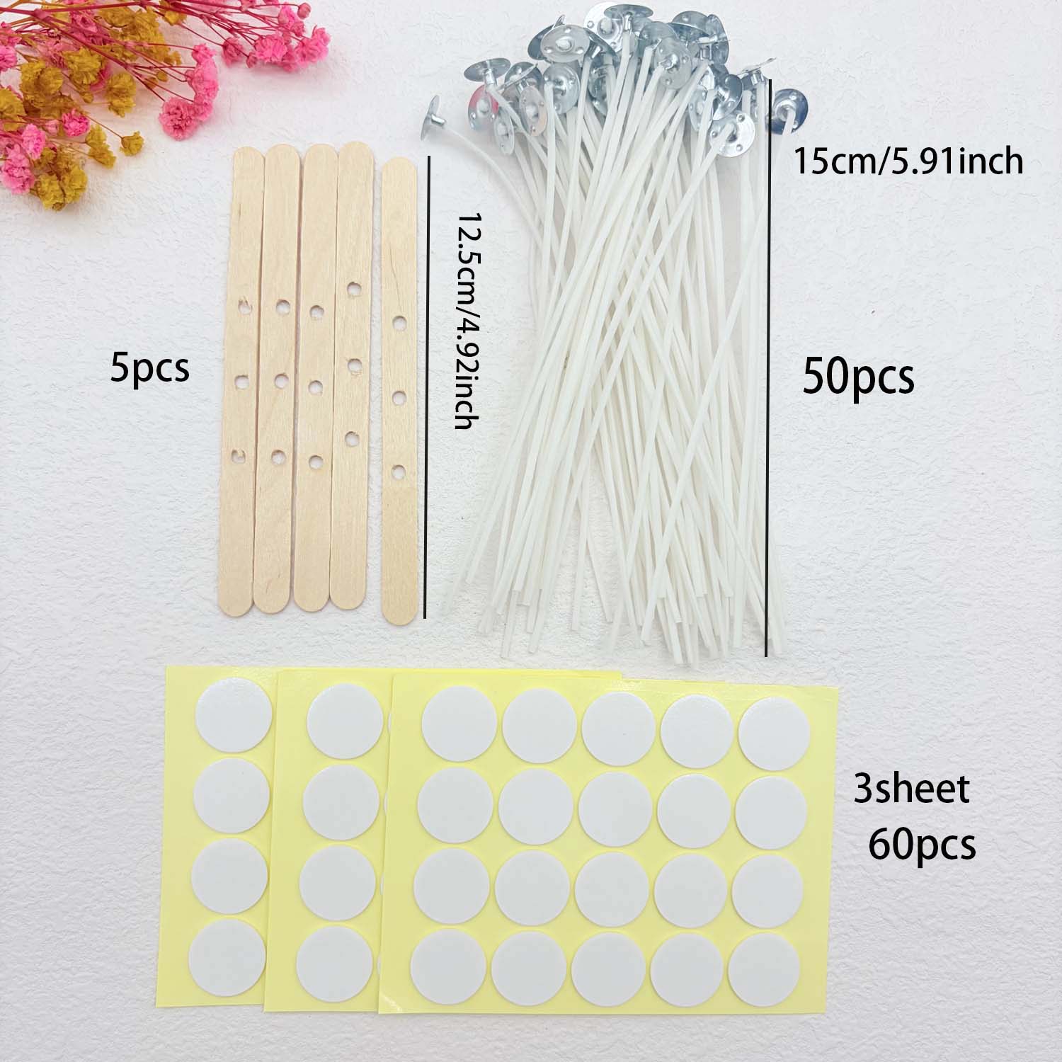 ชุดทำเทียน DIY 1 ชุด พร้อมไส้เ - Candle Making Wicks บทวิจารณ์และราคา