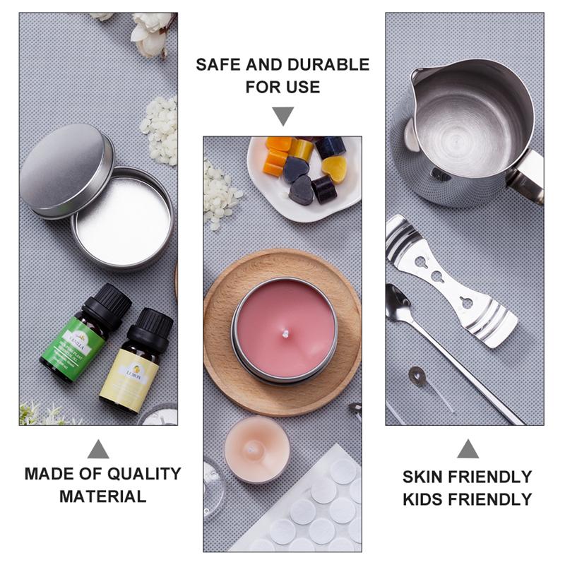 1 ชุดเทียนทําชุดเทหม้อ Wicks ส - Candle Making Kit For Kids บทวิจารณ์และราคา