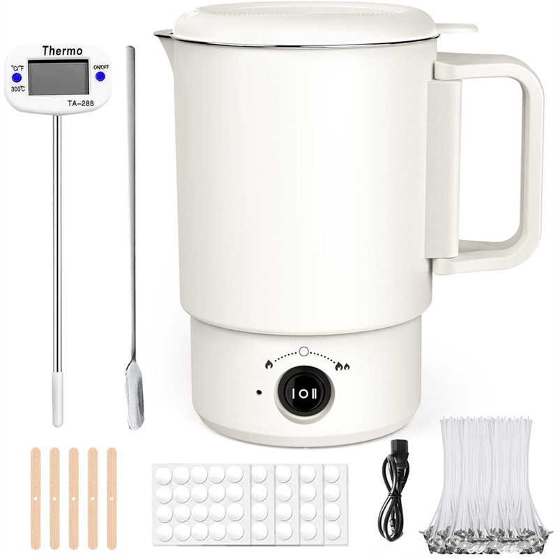 ชุดหม้อหลอมขี้ผึ้งไฟฟ้า A47U พ - Candle Making Uk บทวิจารณ์และราคา