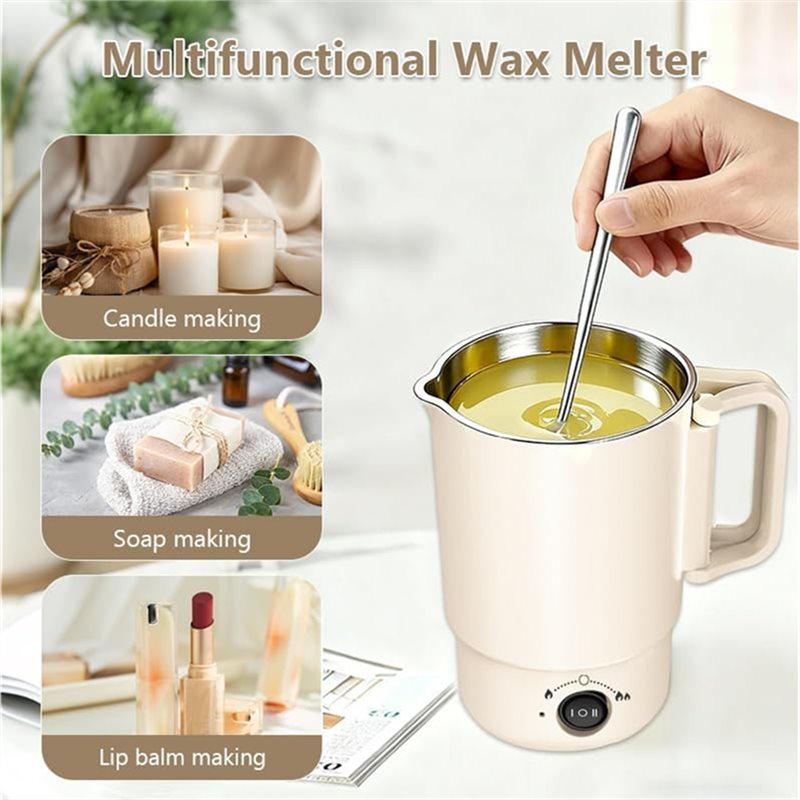 ชุดหม้อหลอมขี้ผึ้งไฟฟ้า A47U พ - Candle Making Uk บทวิจารณ์และราคา