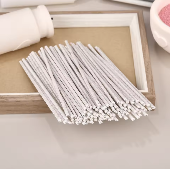 ไส้เทียนผ้าฝ้ายเคลือบขี้ผึ้ง 1 - Candle Making Wicks บทวิจารณ์และราคา