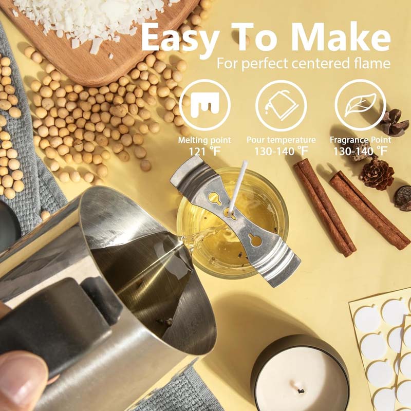 ขี้ผึ้งเทียนถั่วเหลืองสําหรับท - Candle Making Kit For Kids บทวิจารณ์และราคา