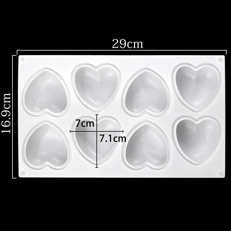 Love Heart ซิลิโคนสบู่แม่พิมพ์ - Candle Making Equipment บทวิจารณ์และราคา