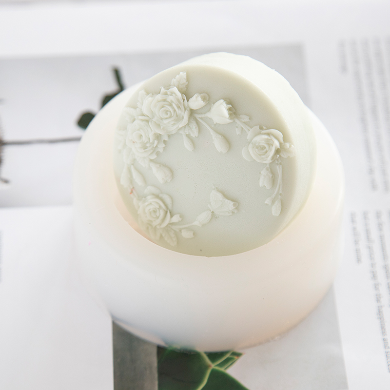 รอบรูปร่าง Rose ดอกไม้สบู่แฮนด - Candle Making Equipment บทวิจารณ์และราคา