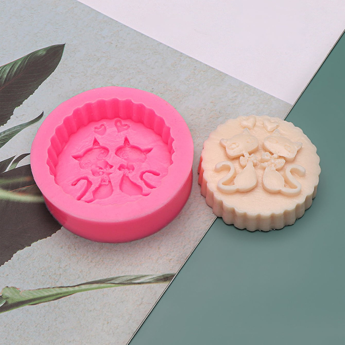 แม่พิมพ์สบู่ซิลิโคนรูปแมว 1 ชิ - Candle Making Equipment บทวิจารณ์และราคา