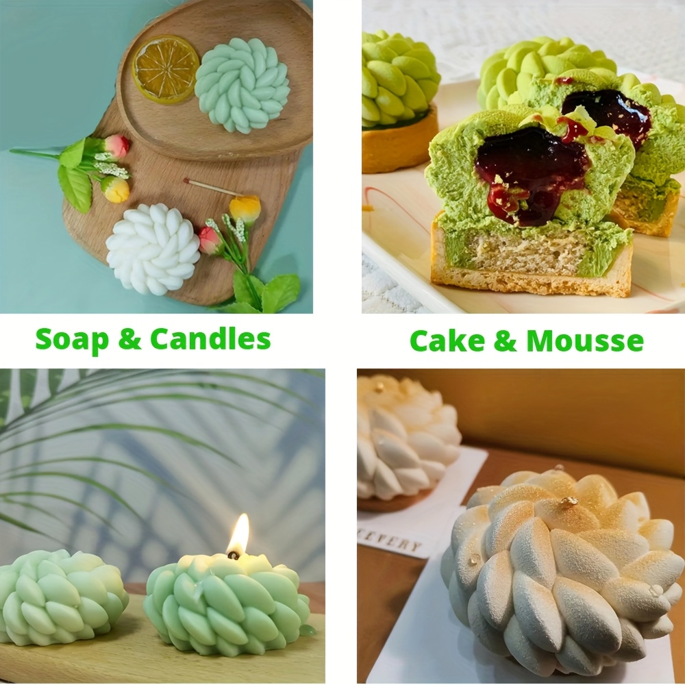 แม่พิมพ์เค้กซานตาอานา ฟลอรัล - - Candle Making Uk บทวิจารณ์และราคา