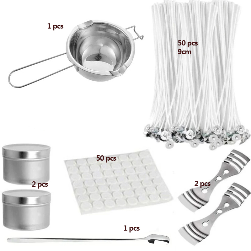 1 ชุดเทียนทําชุดเทหม้อเทียนทํา - Candle Making Kit For Kids บทวิจารณ์และราคา