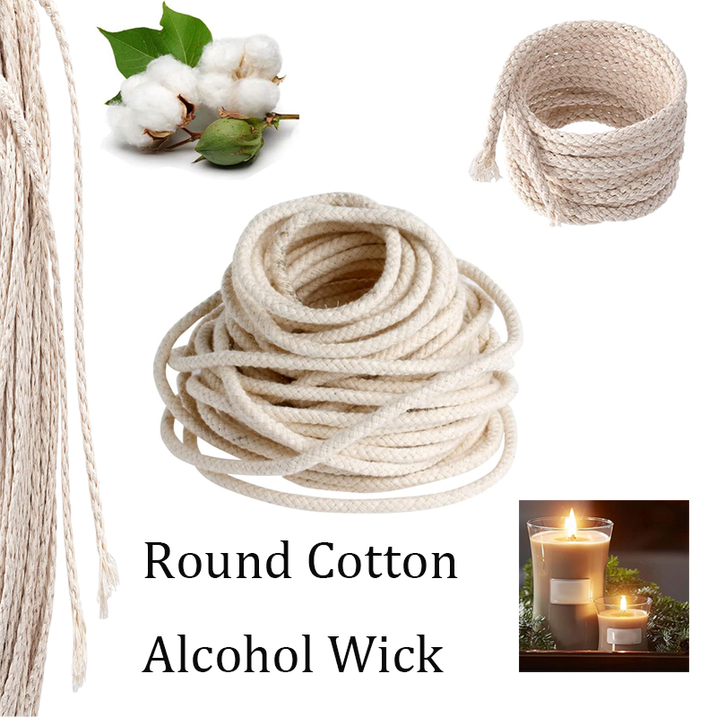 ไส้เทียนฝ้ายกลมขนาด 3/5/10 เมต - Candle Making Wicks บทวิจารณ์และราคา