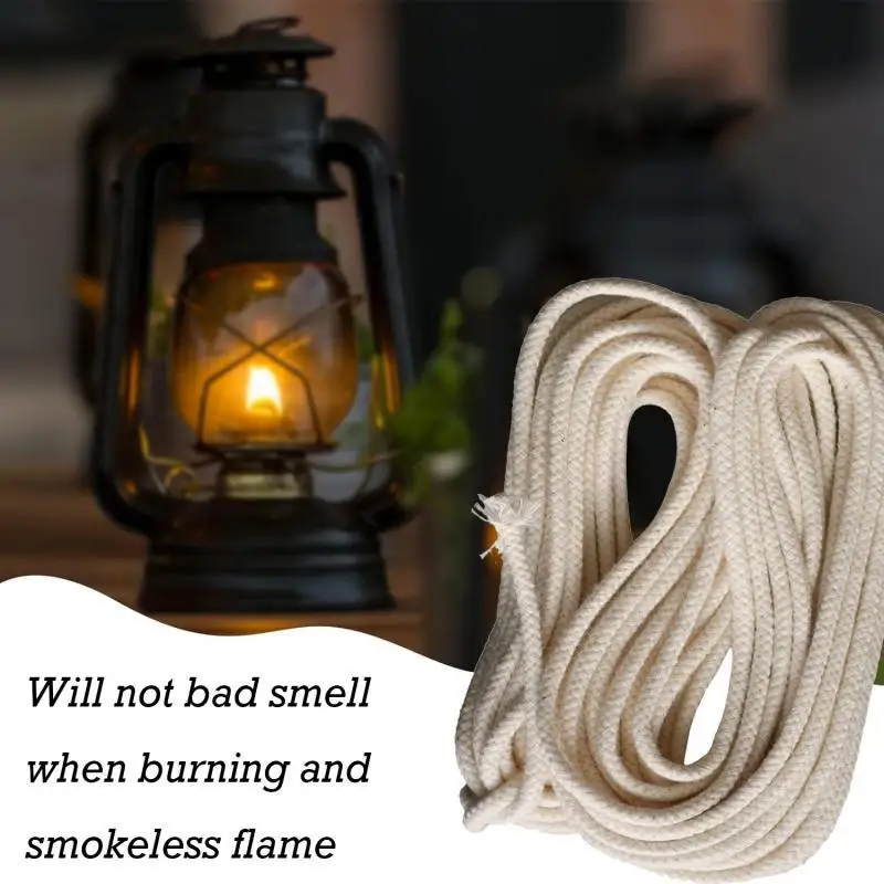 ไส้เทียนฝ้ายกลมขนาด 3/5/10 เมต - Candle Making Wicks บทวิจารณ์และราคา
