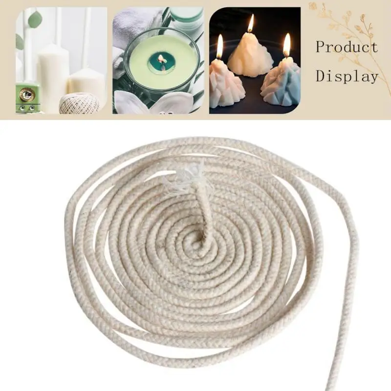 ไส้เทียนฝ้ายกลมขนาด 3/5/10 เมต - Candle Making Wicks บทวิจารณ์และราคา