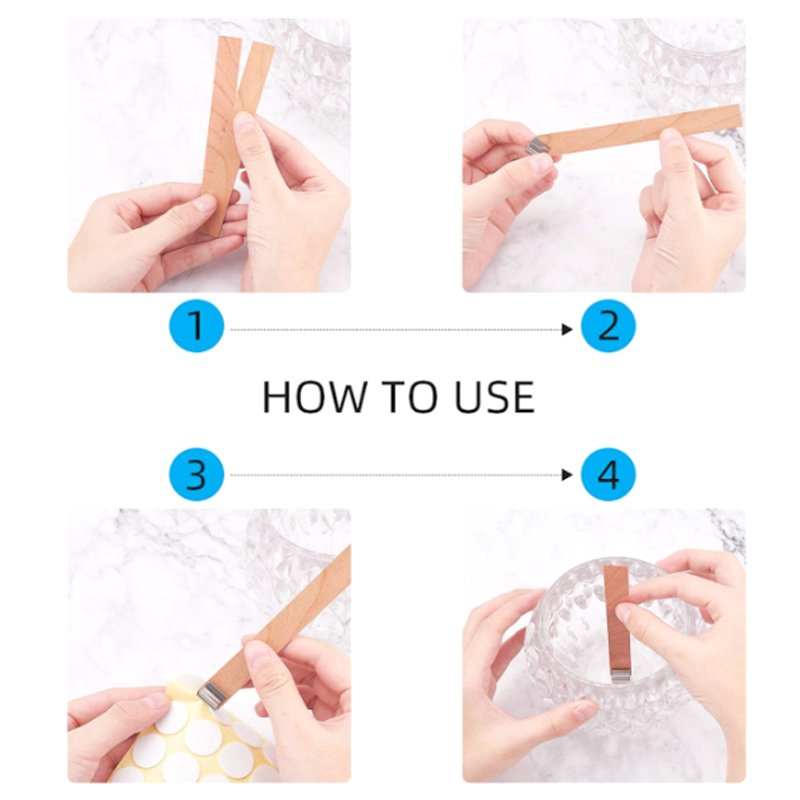 30pcs เทียนไม้เทียนทําชุด Wick - Candle Making Wicks บทวิจารณ์และราคา
