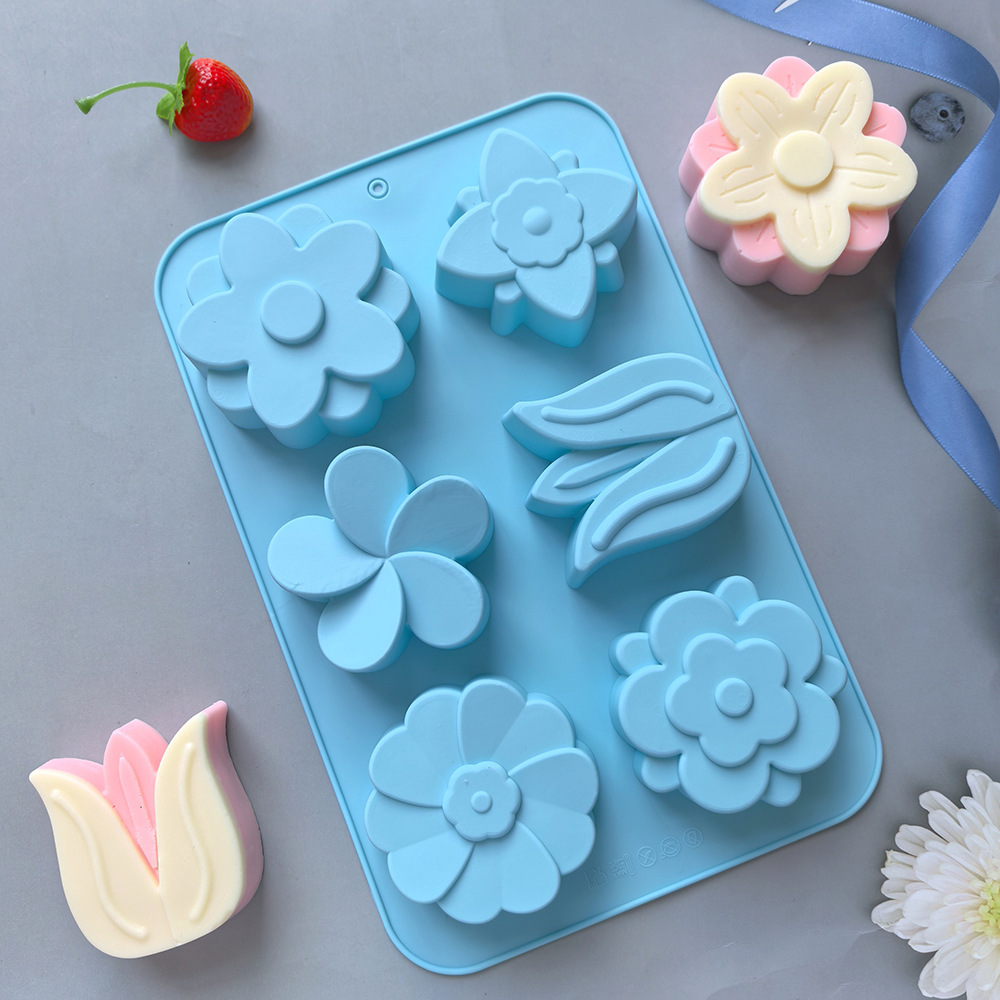 แม่พิมพ์ซิลิโคนรูปดอกไม้ แม่พิ - Candle Making Equipment บทวิจารณ์และราคา