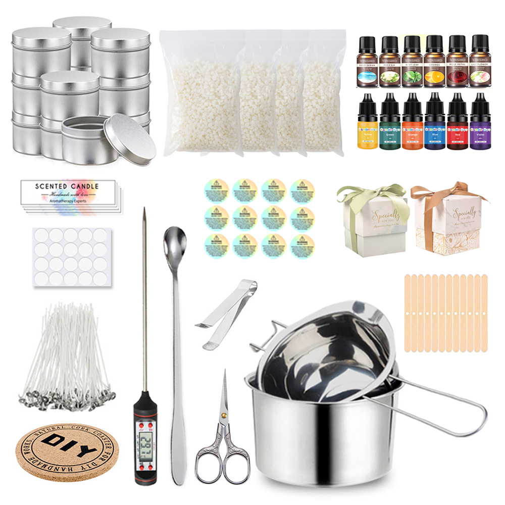 เทียนทําชุดเทหม้อ Wicks สติกเก - Candle Making Kit For Kids บทวิจารณ์และราคา