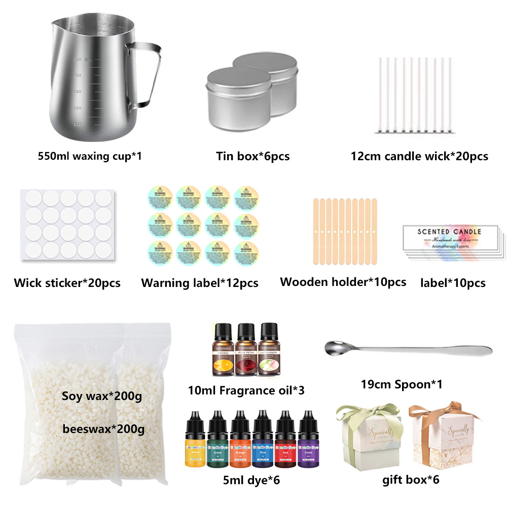 เทียนทําชุดเทหม้อ Wicks สติกเก - Candle Making Kit For Kids บทวิจารณ์และราคา